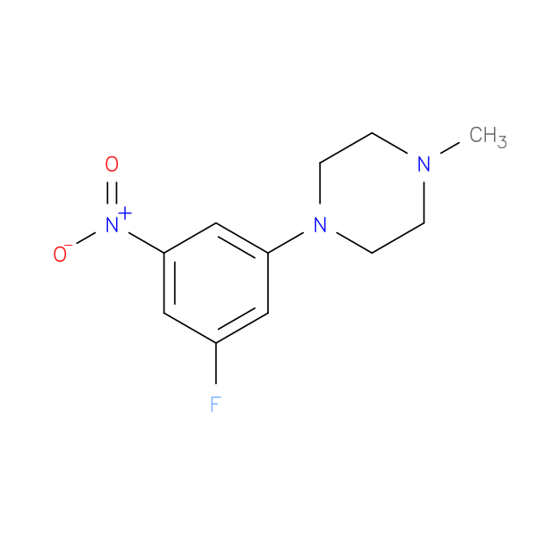 1-(3-Fluoro-5-nitrophenyl)-4-Methylpiperazine