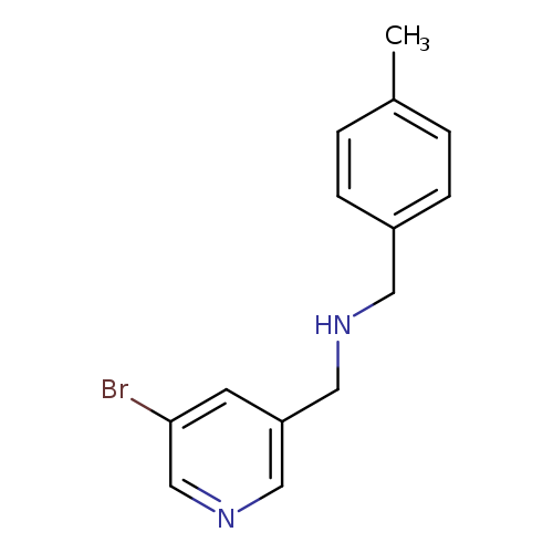 [(5-Bromopyridin-3-yl)methyl][(4-methylphenyl)methyl]amine