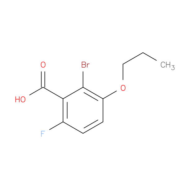 2-bromo-6-fluoro-3-propoxybenzoic acid