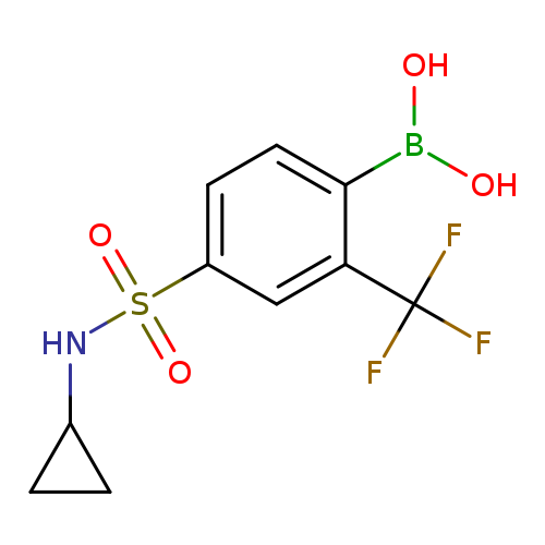 4-(Cyclopropylsulfamoyl)-2-(trifluoromethyl)phenylboronic acid