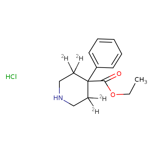 4-phenyl-4-piperidine-3,3,5,5-d4-carboxylicacid,ethylester,monohydrochloride