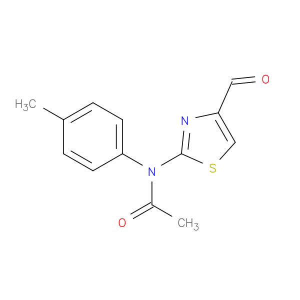 N-(4-formyl-1,3-thiazol-2-yl)-N-(4-methylphenyl)acetamide