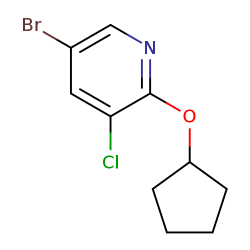 5-Bromo-3-chloro-2-(cyclopentyloxy)pyridine