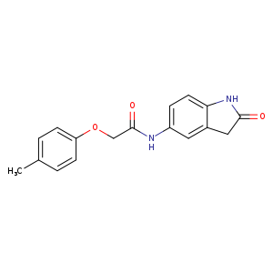 2-(4-methylphenoxy)-N-(2-oxo-2,3-dihydro-1H-indol-5-yl)acetamide