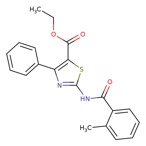 ethyl 2-(2-methylbenzamido)-4-phenyl-1,3-thiazole-5-carboxylate