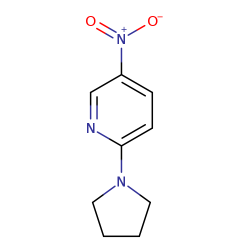 2-pyrrolidino-5-nitropyridine