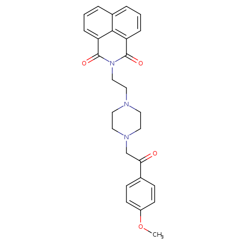 3-(2-{4-[2-(4-methoxyphenyl)-2-oxoethyl]piperazin-1-yl}ethyl)-3-azatricyclo[7.3.1.0^{5,13}]trideca-1(12),5,7,9(13),10-pentaene-2,4-dione