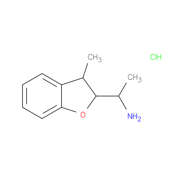 1-(3-methyl-2,3-dihydro-1-benzofuran-2-yl)ethan-1-amine hydrochloride