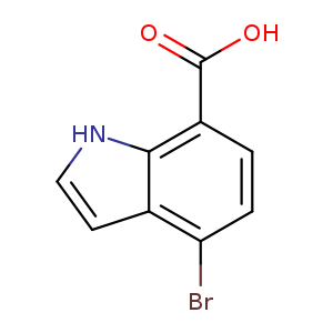 1H-Indole-7-carboxylic acid, 4-broMo-