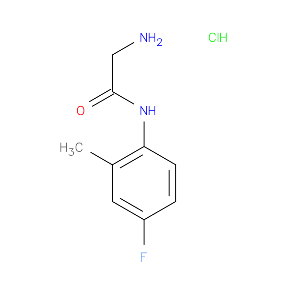 N~1~-(4-fluoro-2-methylphenyl)glycinamide hydrochloride