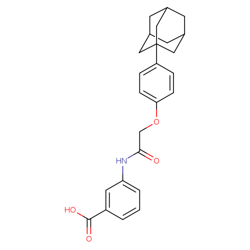 3-{2-[4-(adamantan-1-yl)phenoxy]acetamido}benzoicacid