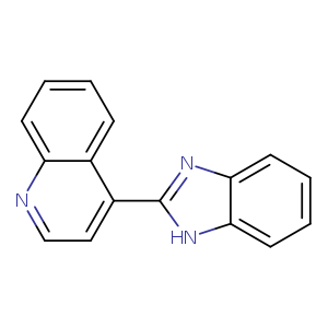 Quinoline, 4-(1H-benzimidazol-2-yl)-