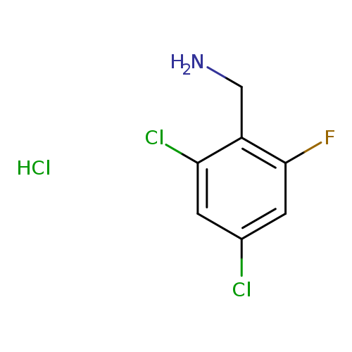 (2,4-dichloro-6-fluorophenyl)methanamine hydrochloride