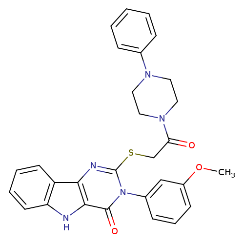 3-(3-methoxyphenyl)-2-{[2-oxo-2-(4-phenylpiperazin-1-yl)ethyl]sulfanyl}-3H,4H,5H-pyrimido[5,4-b]indol-4-one