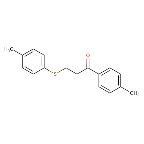 1-(4-methylphenyl)-3-[(4-methylphenyl)sulfanyl]propan-1-one