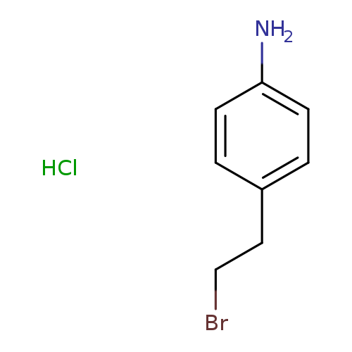 Benzenamine, 4-(2-bromoethyl)-, hydrochloride (1:1)