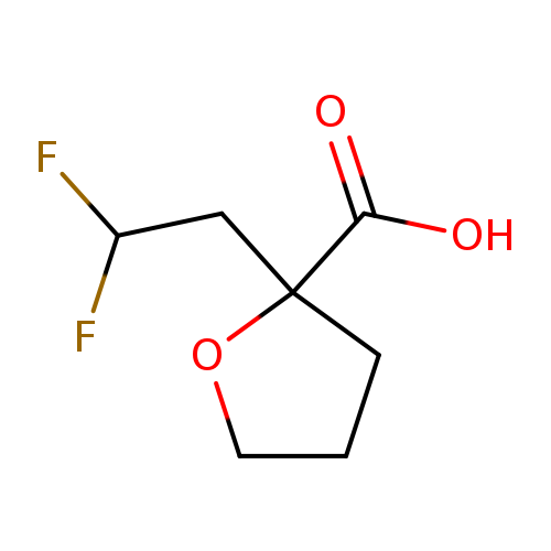 2-(2,2-difluoroethyl)oxolane-2-carboxylicacid