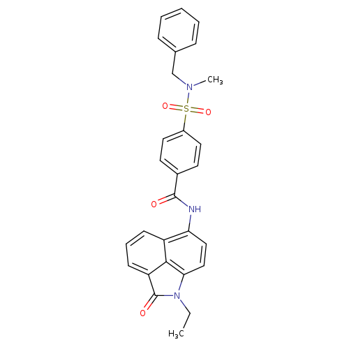 4-[benzyl(methyl)sulfamoyl]-N-{2-ethyl-3-oxo-2-azatricyclo[6.3.1.0^{4,12}]dodeca-1(11),4,6,8(12),9-pentaen-9-yl}benzamide