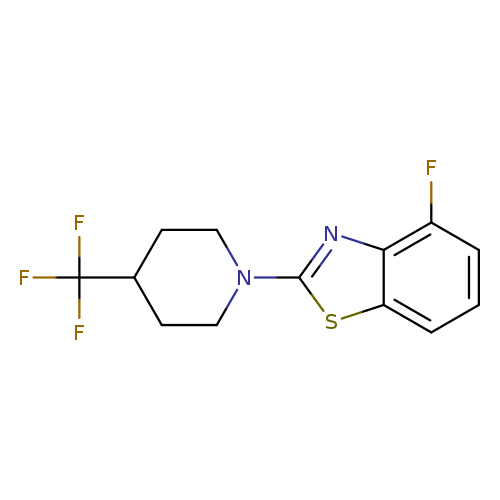 4-fluoro-2-[4-(trifluoromethyl)piperidin-1-yl]-1,3-benzothiazole