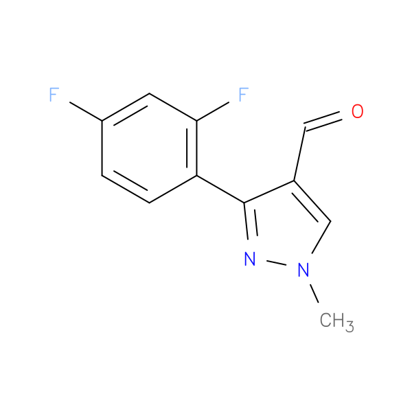 3-(2,4-difluorophenyl)-1-methyl-1H-pyrazole-4-carbaldehyde