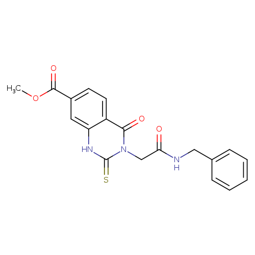 methyl 3-[(benzylcarbamoyl)methyl]-4-oxo-2-sulfanylidene-1,2,3,4-tetrahydroquinazoline-7-carboxylate