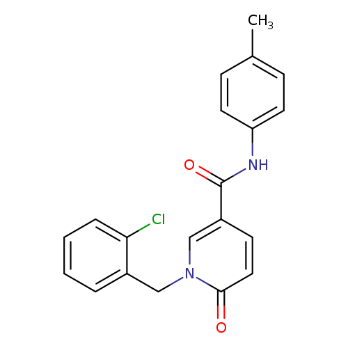1-[(2-chlorophenyl)methyl]-N-(4-methylphenyl)-6-oxo-1,6-dihydropyridine-3-carboxamide