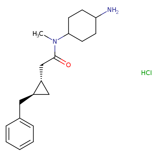 rac-N-(4-aminocyclohexyl)-2-[(1R,2R)-2-benzylcyclopropyl]-N-methylacetamide hydrochloride