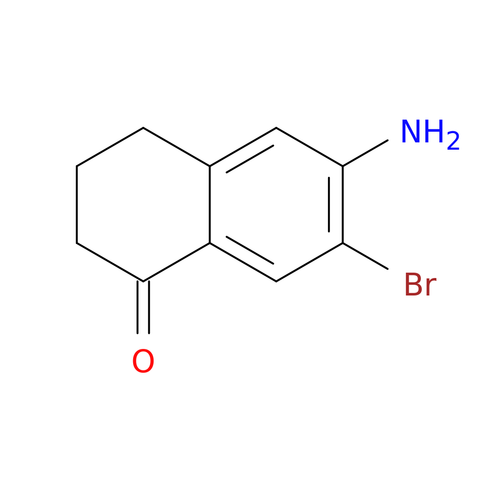 6-amino-7-bromo-1,2,3,4-tetrahydronaphthalen-1-one