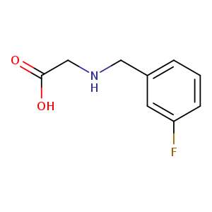 2-[(3-fluorobenzyl)amino]acetic acid