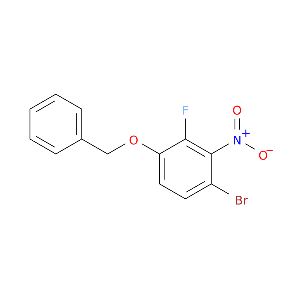 1-(benzyloxy)-4-bromo-2-fluoro-3-nitrobenzene