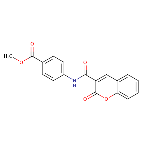 Methyl 4-(2-oxo-2H-chromene-3-amido)benzoate