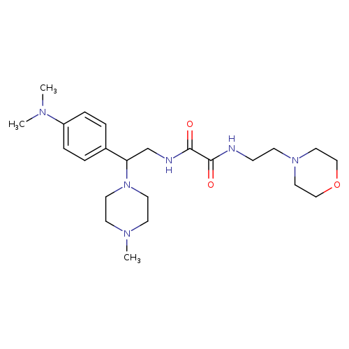 N'-{2-[4-(dimethylamino)phenyl]-2-(4-methylpiperazin-1-yl)ethyl}-N-[2-(morpholin-4-yl)ethyl]ethanediamide