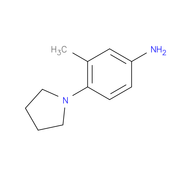 Benzenamine, 3-methyl-4-(1-pyrrolidinyl)-
