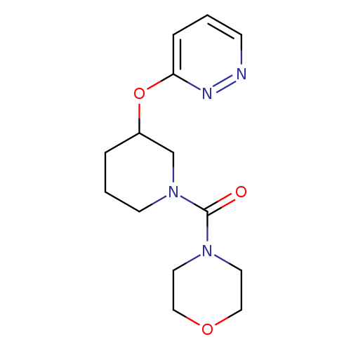 4-[3-(pyridazin-3-yloxy)piperidine-1-carbonyl]morpholine