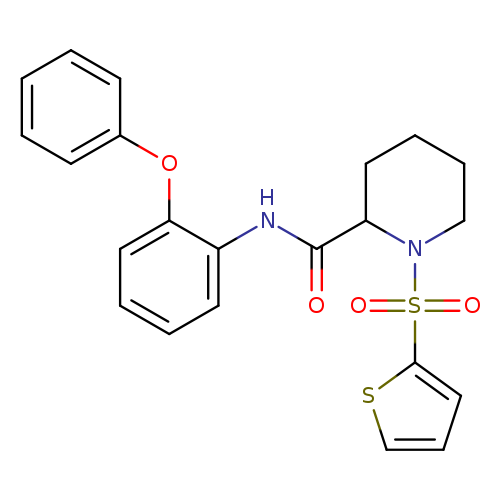 N-(2-phenoxyphenyl)-1-(thiophene-2-sulfonyl)piperidine-2-carboxamide