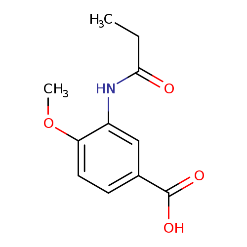 4-methoxy-3-(propionylamino)benzoic acid