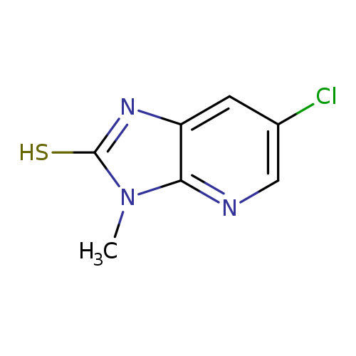 6-chloro-3-methyl-3H-imidazo[4,5-b]pyridine-2-thiol