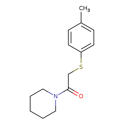 2-[(4-methylphenyl)sulfanyl]-1-(piperidin-1-yl)ethan-1-one