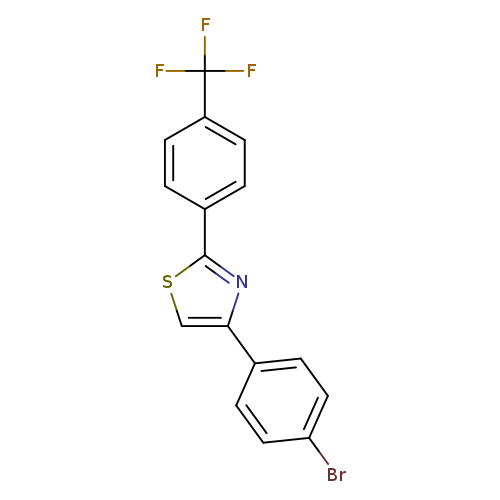 4-(4-Bromophenyl)-2-(4-(trifluoromethyl)phenyl)thiazole