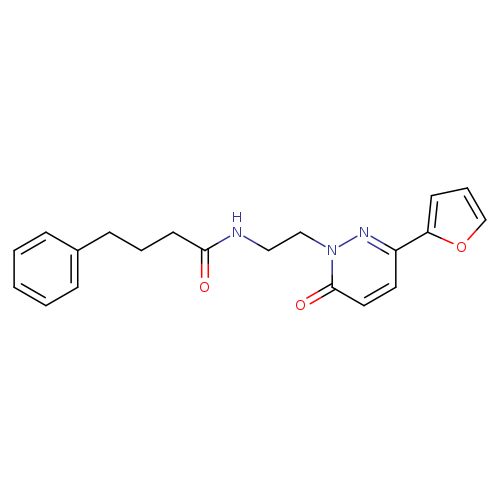 N-{2-[3-(furan-2-yl)-6-oxo-1,6-dihydropyridazin-1-yl]ethyl}-4-phenylbutanamide