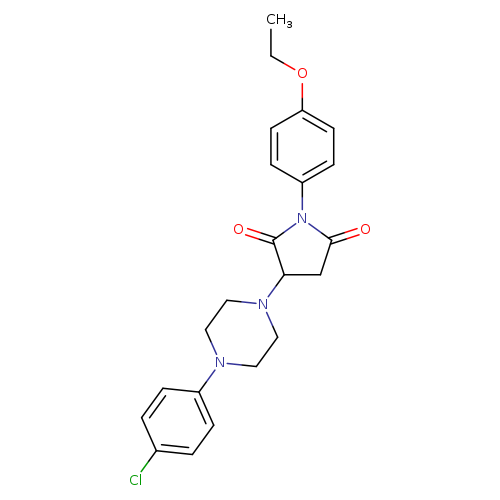 3-[4-(4-chlorophenyl)piperazin-1-yl]-1-(4-ethoxyphenyl)pyrrolidine-2,5-dione
