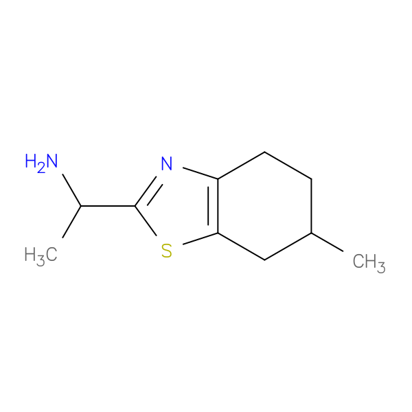 1-(6-methyl-4,5,6,7-tetrahydro-1,3-benzothiazol-2-yl)ethan-1-amine