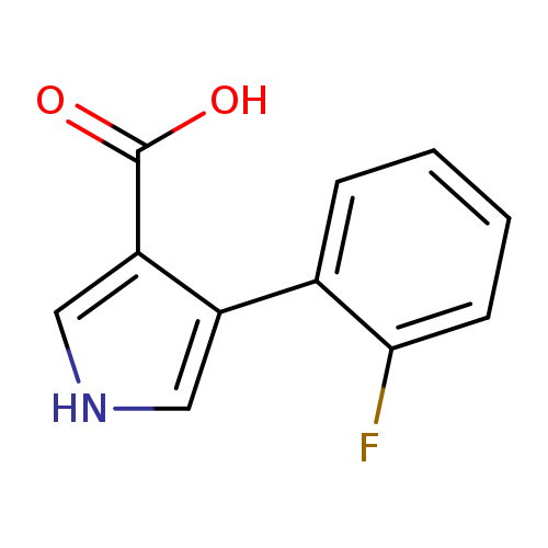 4-(2-fluorophenyl)-1H-pyrrole-3-carboxylic acid