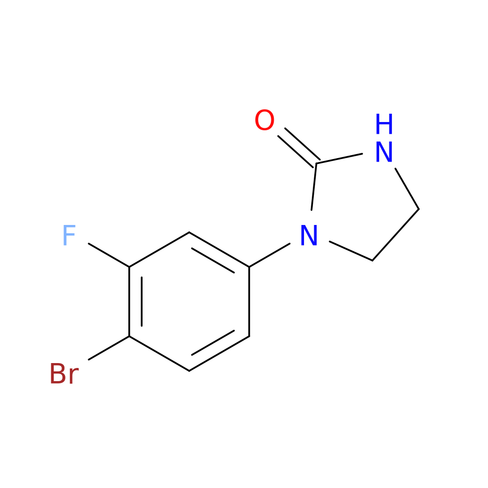 1-(4-Bromo-3-fluoro-phenyl)imidazolidin-2-one