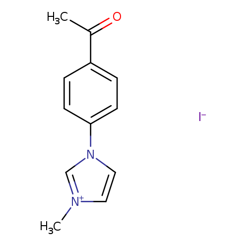 1-(4-acetylphenyl)-3-methyl-1H-imidazol-3-ium iodide