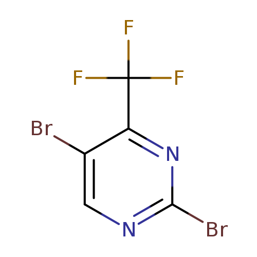 2,5-Dibromo-4-(trifluoromethyl)pyrimidine