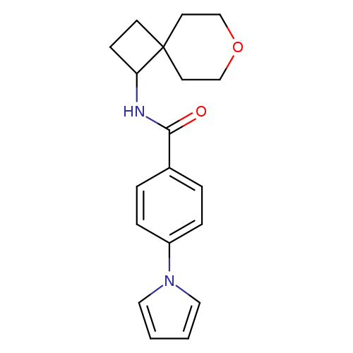 N-{7-oxaspiro[3.5]nonan-1-yl}-4-(1H-pyrrol-1-yl)benzamide