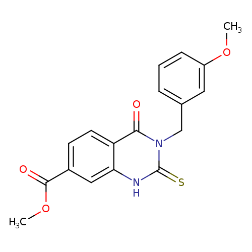 3-(3-Methoxy-benzyl)-4-oxo-2-thioxo-1,2,3,4-tetrahydro-quinazoline-7-carboxylic acid methyl ester