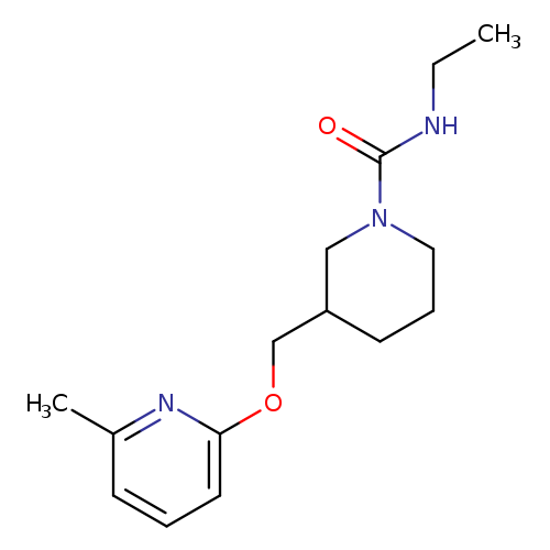 N-ethyl-3-{[(6-methylpyridin-2-yl)oxy]methyl}piperidine-1-carboxamide