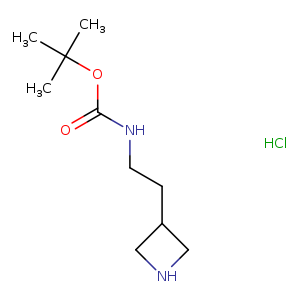 Carbamic acid, N-[2-(3-azetidinyl)ethyl]-, 1,1-dimethylethyl ester, hydrochloride (1:1)